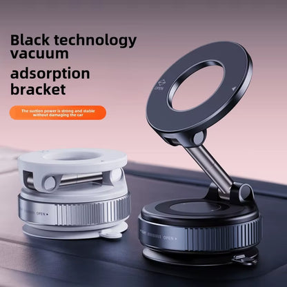 2025 NEW K007 Strong Magnetic Car Phone Holder Foldable Design 360° Adjustable Vacuum Mount for Car/Desk/Bathroom/Universal Use